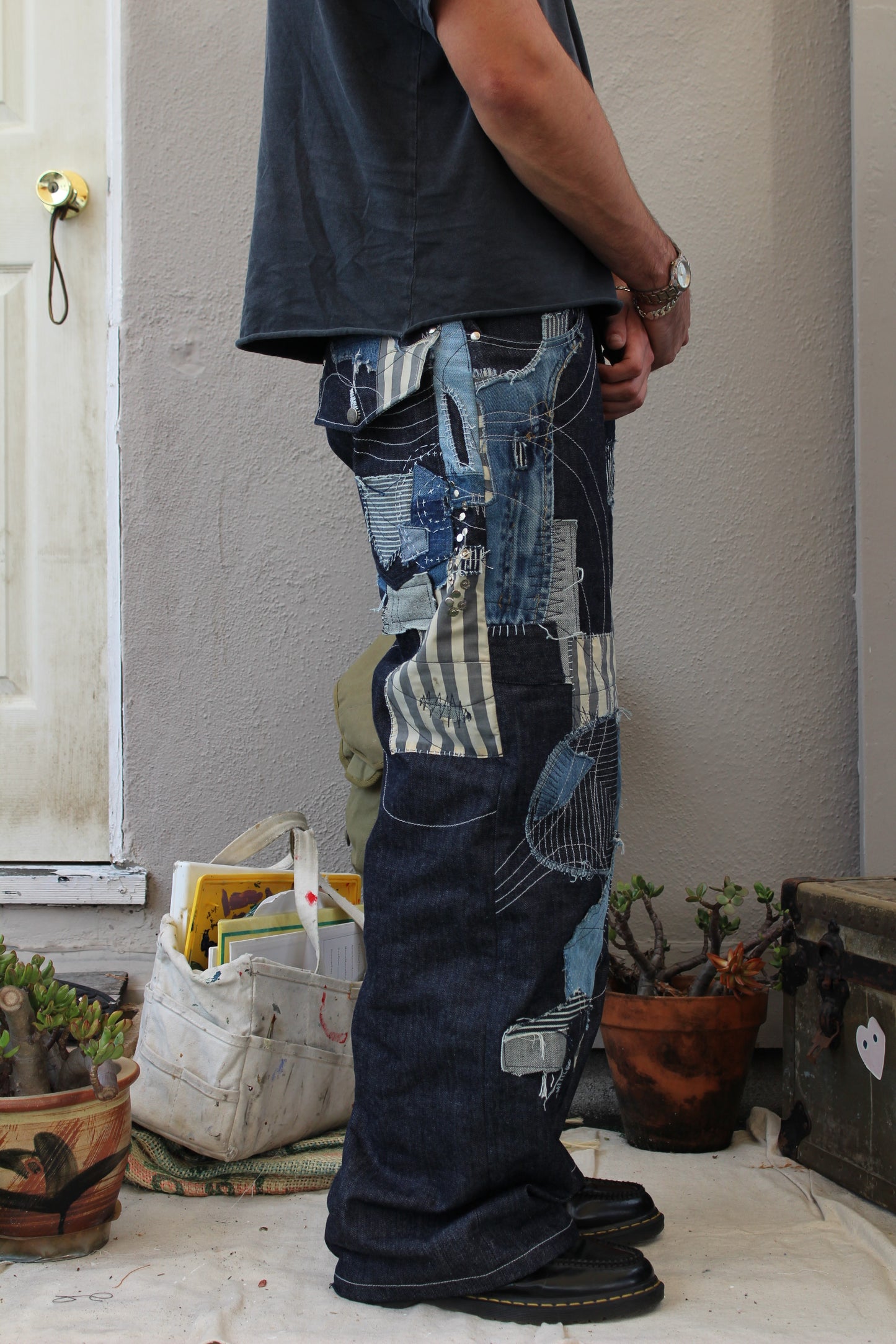 Patchwork jeans