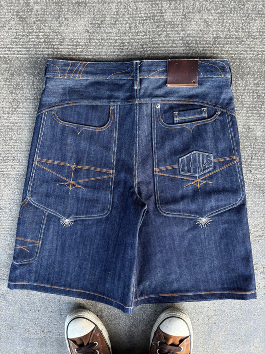 HIVE.MENTALITY Dust Bowl Denim Shorts