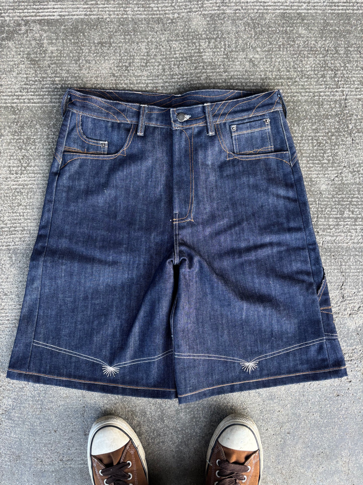HIVE.MENTALITY Dust Bowl Denim Shorts
