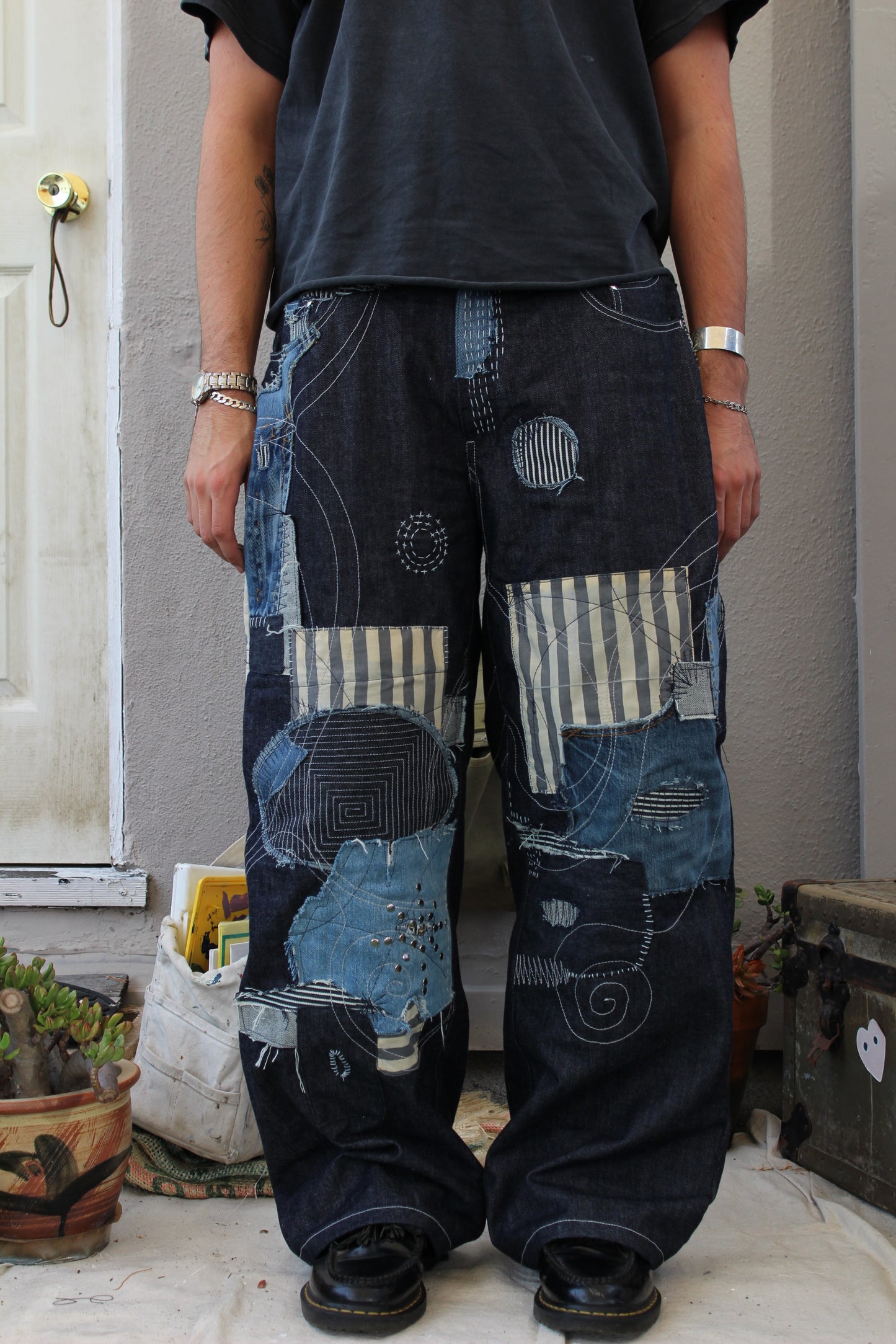 Patchwork jeans