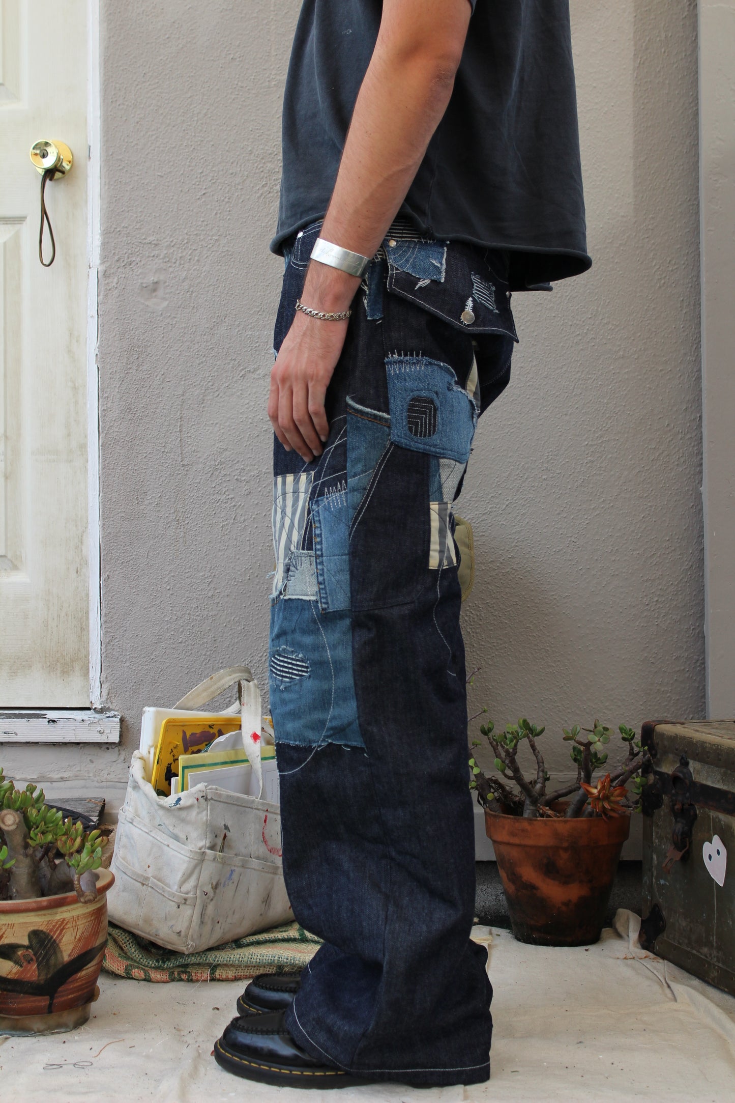 Patchwork jeans