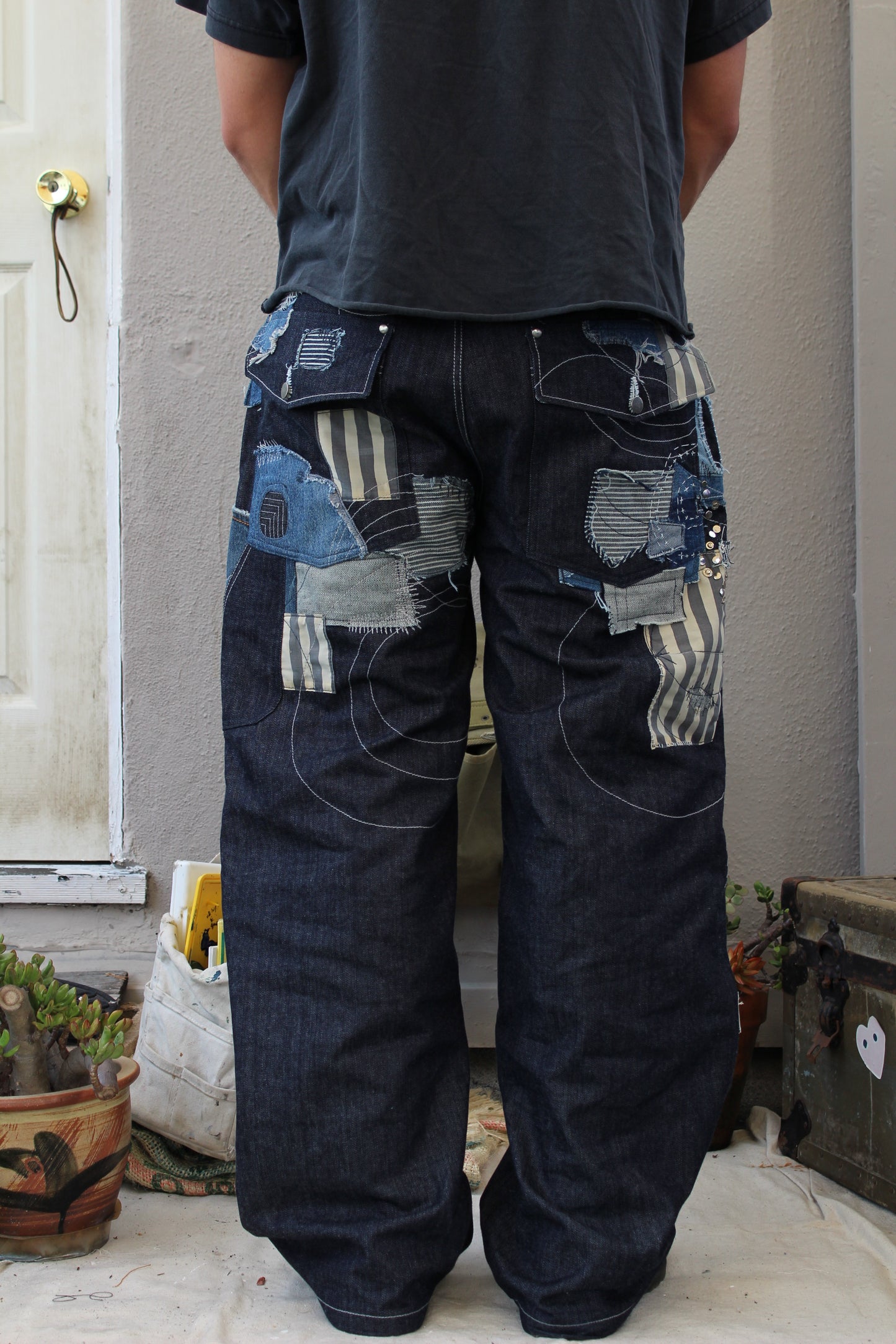 Patchwork jeans