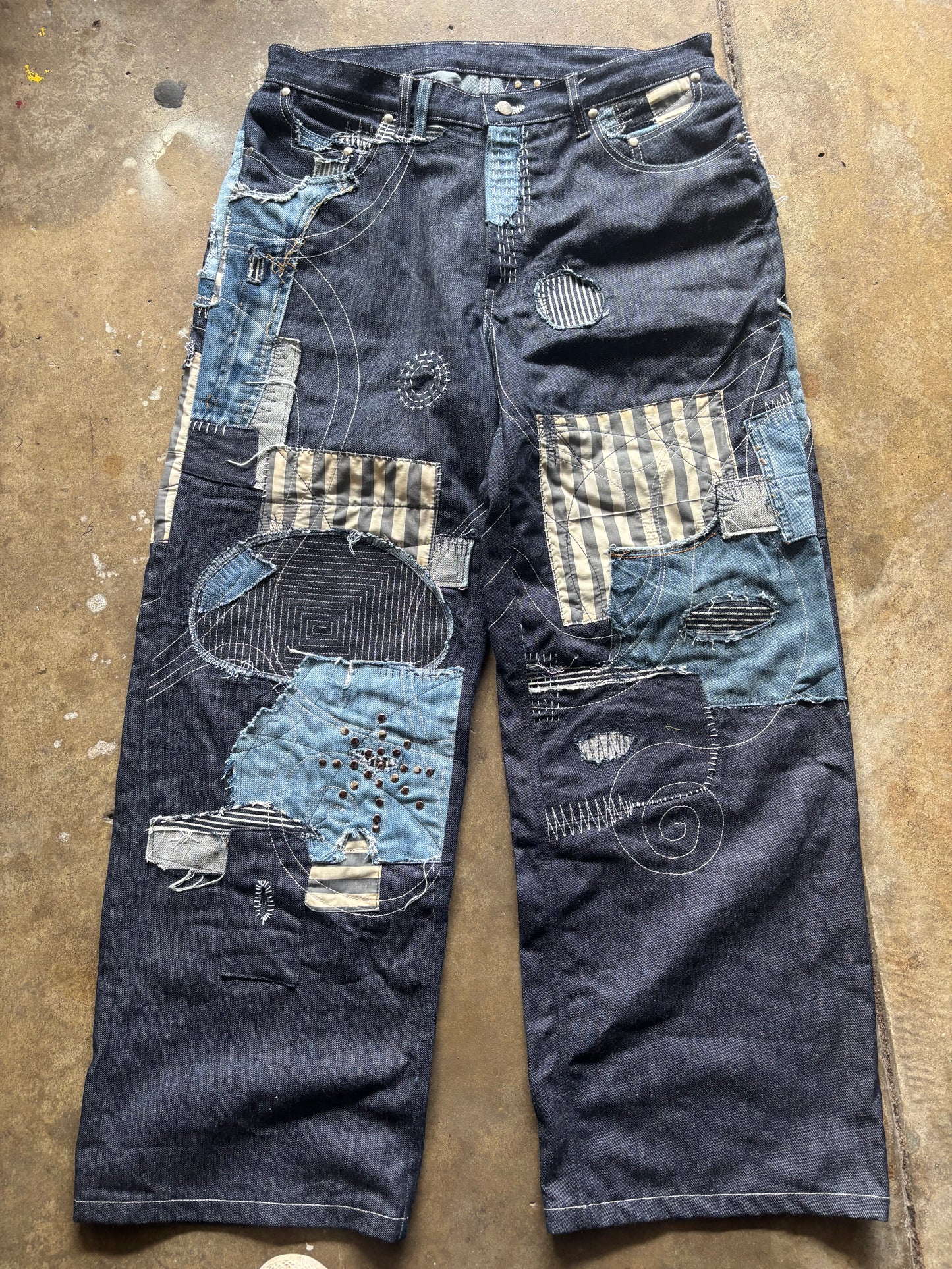 Patchwork jeans
