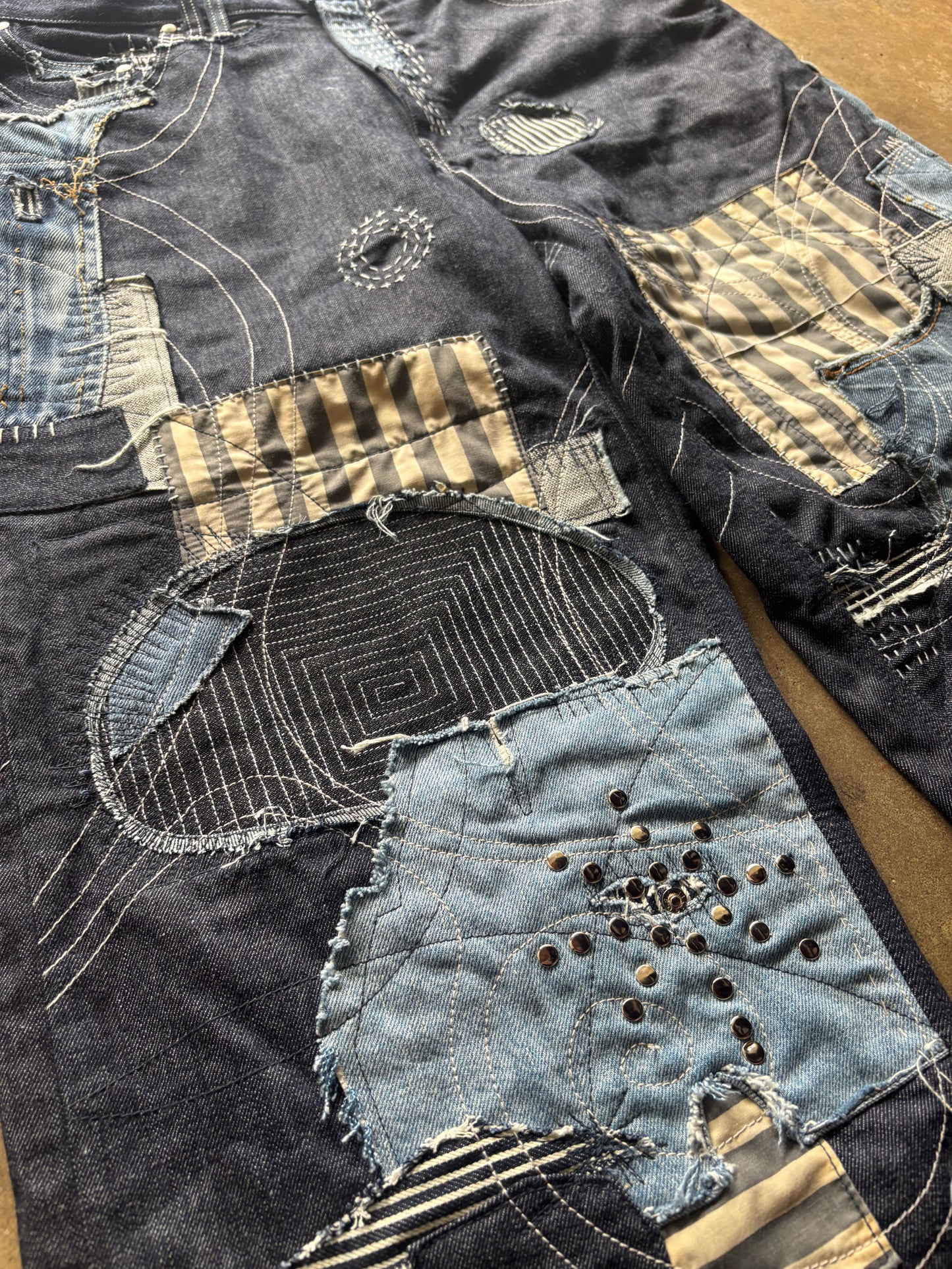 Patchwork jeans