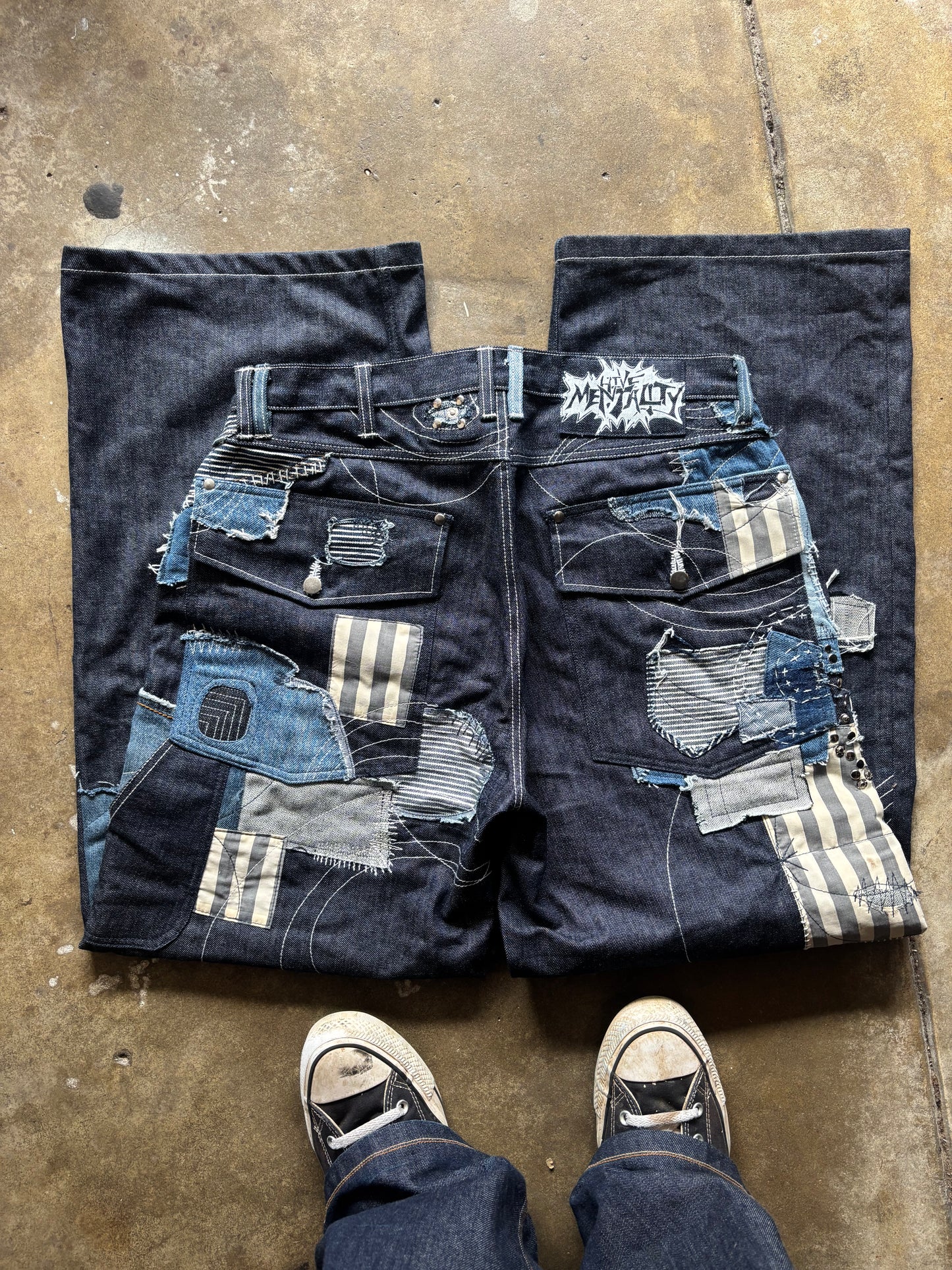 Patchwork jeans